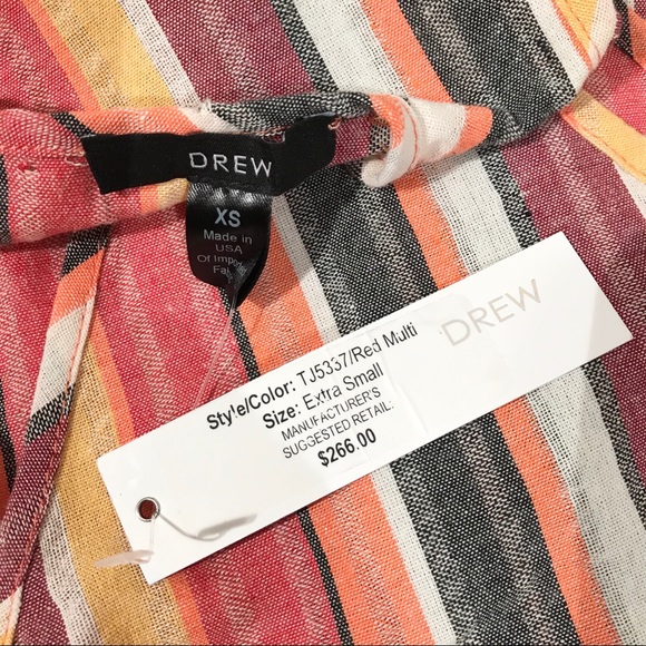 NEW DREW Anthropologie Striped Jumpsuit - Picture 4 of 5